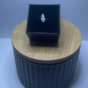 ✨Lucy Clear Cubic Zirconia Marquise Ring 925 Sterling Silver Various Size